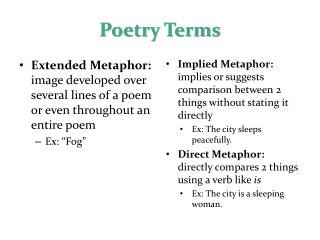 implied metaphor implied metaphor