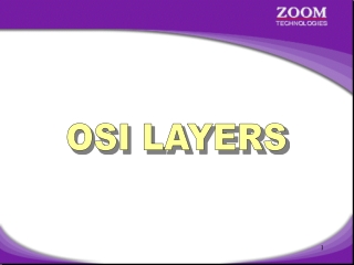 OSI LAYERS