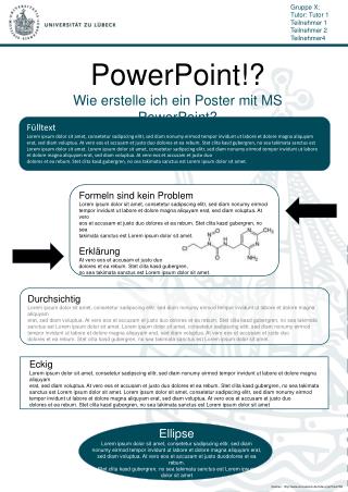 PowerPoint!? Wie erstelle ich ein Poster mit MS PowerPoint?