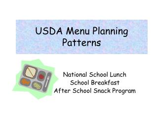 USDA Menu Planning Patterns