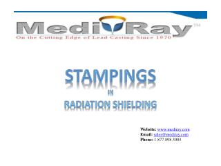 STAMPINGS in Radiation shielding