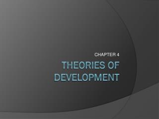Theories of development