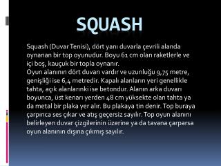 SQUASH