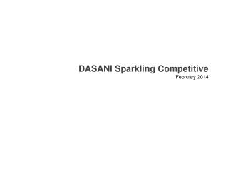 DASANI Sparkling Competitive February 2014
