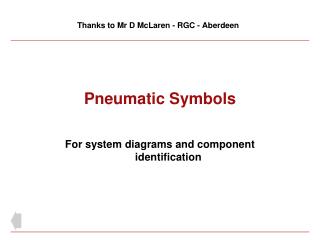Pneumatic Symbols