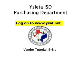 Ysleta ISD Purchasing Department
