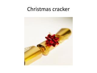 Christmas cracker