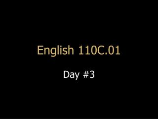 English 110C.01