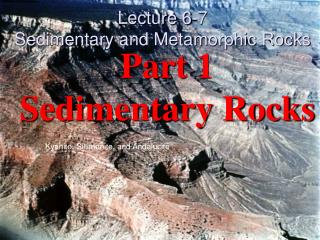 Part 1 Sedimentary Rocks