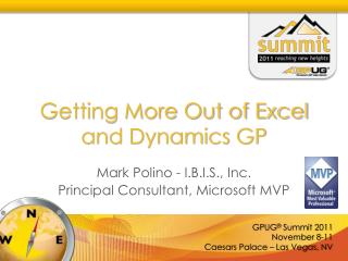 Getting More Out of Excel and Dynamics GP