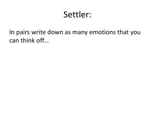 Settler: