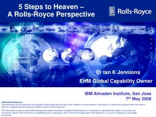 5 Steps to Heaven – A Rolls-Royce Perspective
