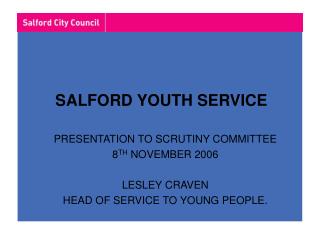 SALFORD YOUTH SERVICE