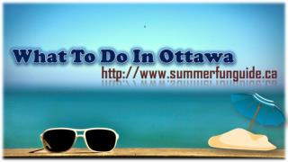 What To Do In Ottawa