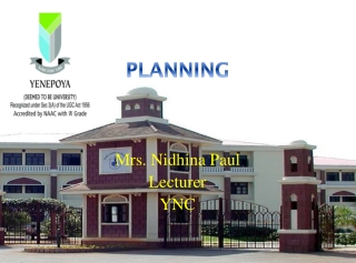 PLANNING