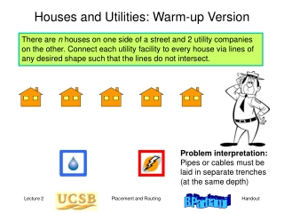 Houses and Utilities: Warm-up Version