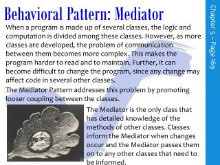 Behavioral Pattern: Mediator