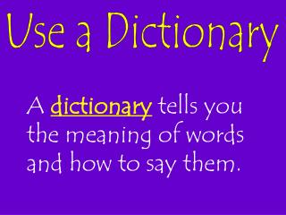 Use a Dictionary
