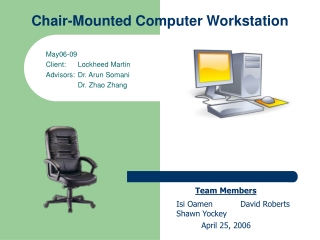 Chair-Mounted Computer Workstation
