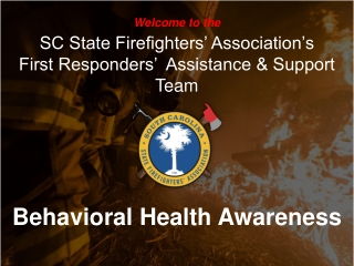 Welcome to the SC State Firefighters’ Association’s