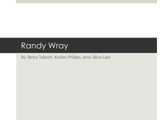 Randy Wray