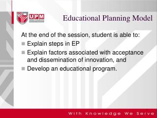 planning model educational program presentation interactive ppt powerpoint slideserve