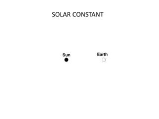 SOLAR CONSTANT