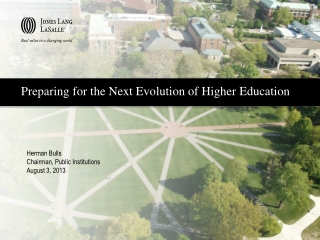 Preparing for the Next Evolution of Higher Education