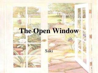 the open window by saki irony