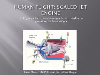 PPT - Analysis of Thrust Equation for Ideal Turbo Jet Engine PowerPoint ...