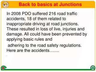Back to basics at Junctions