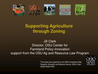 Supporting Agriculture through Zoning