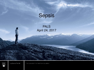 Sepsis PALS April 24, 2017