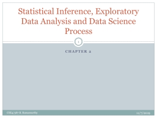 Statistical Inference, Exploratory Data Analysis and Data Science Process