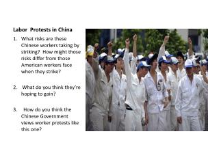Labor Protests in China