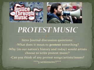 PROTEST MUSIC