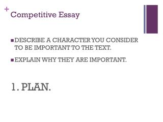 Competitive Essay