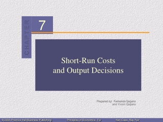 Short-Run Costs and Output Decisions