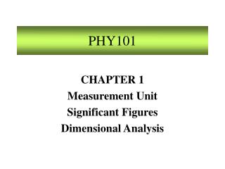 PHY101