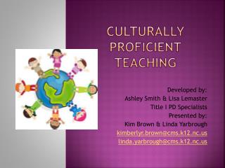 Culturally proficient teaching