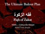 Fiqh of Zakat