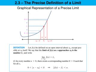 PPT - 2.3 – The Precise Definition of a Limit PowerPoint Presentation ...