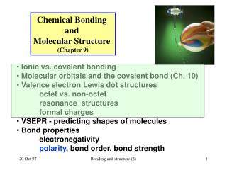 Chemical Bonding and Molecular Structure (Chapter 9)