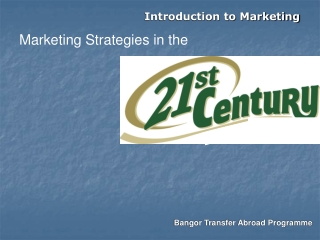 Marketing Strategies in the
