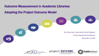 Outcome Measurement in Academic Libraries: Adapting the Project Outcome Model