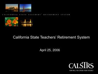 California State Teachers’ Retirement System