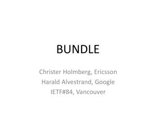 BUNDLE