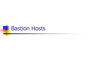 Bastion Hosts
