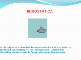 HIDROSTÁTICA