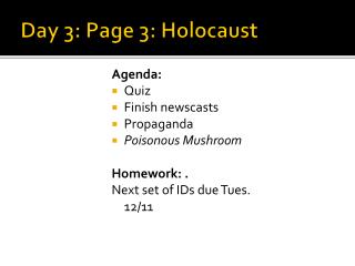Day 3: Page 3: Holocaust